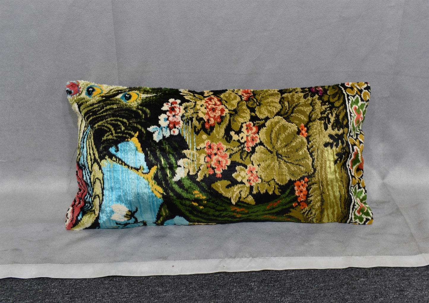Yeni El Dokuma Dekoratif Lumbar Kilim Kırlent Yastık Kılıfı 6608