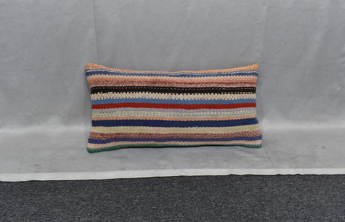 Yeni El Dokuma Dekoratif Lumbar Kilim Kırlent Yastık Kılıfı 6610