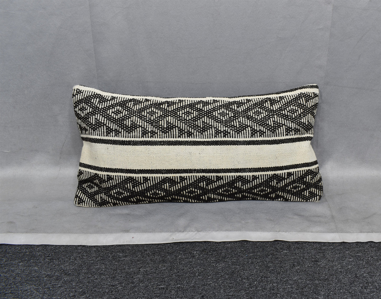 Yeni El Dokuma Dekoratif Lumbar Kilim Kırlent Yastık Kılıfı 6614