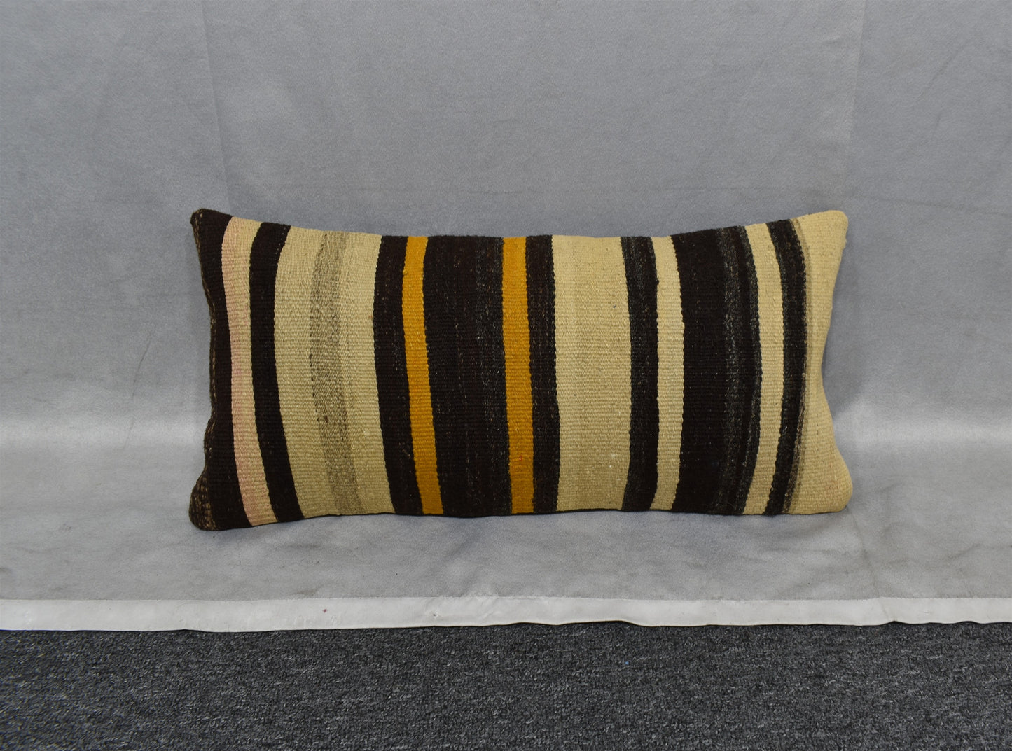 Yeni El Dokuma Dekoratif Lumbar Kilim Kırlent Yastık Kılıfı 6621