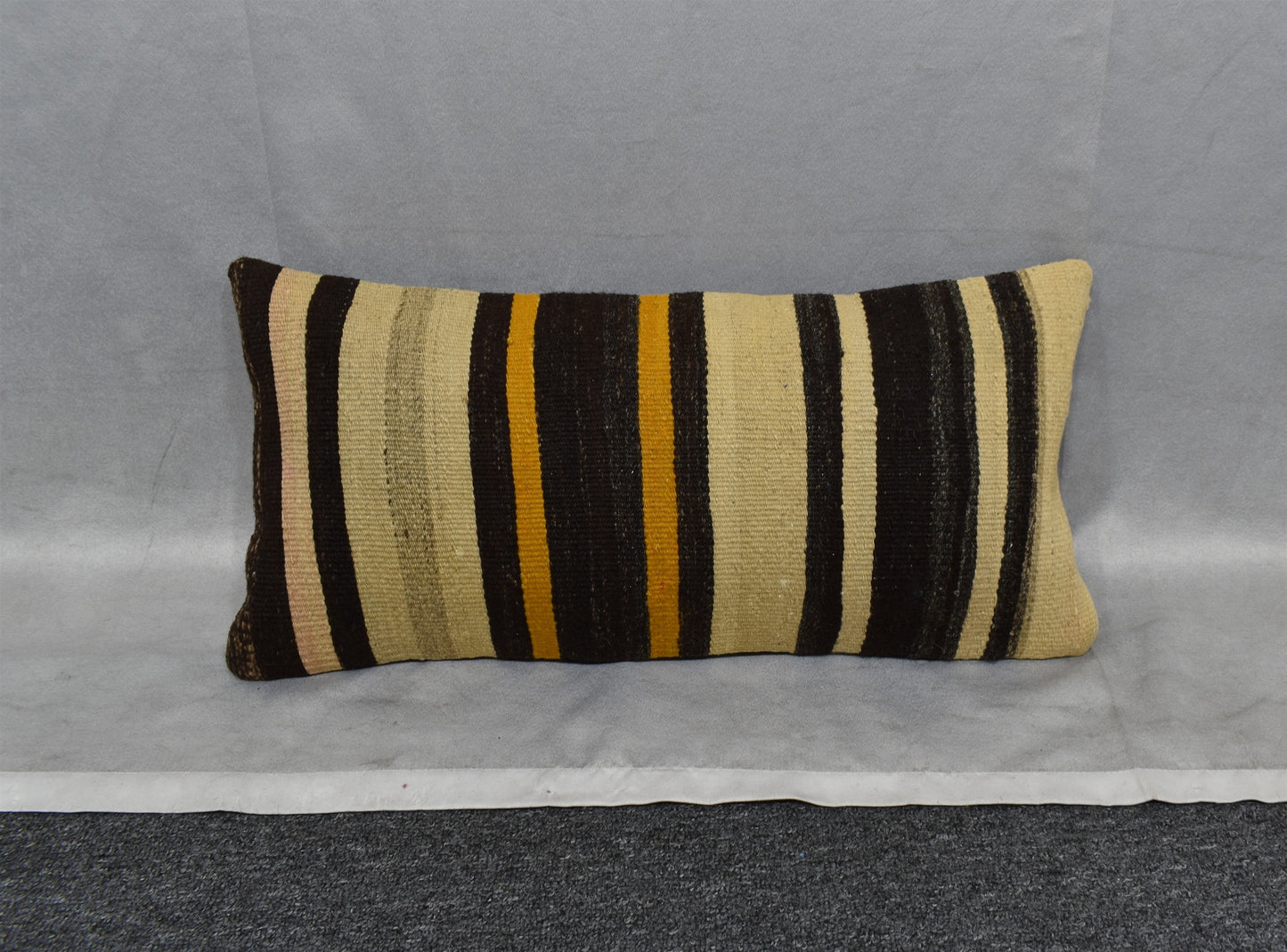 Yeni El Dokuma Dekoratif Lumbar Kilim Kırlent Yastık Kılıfı 6621