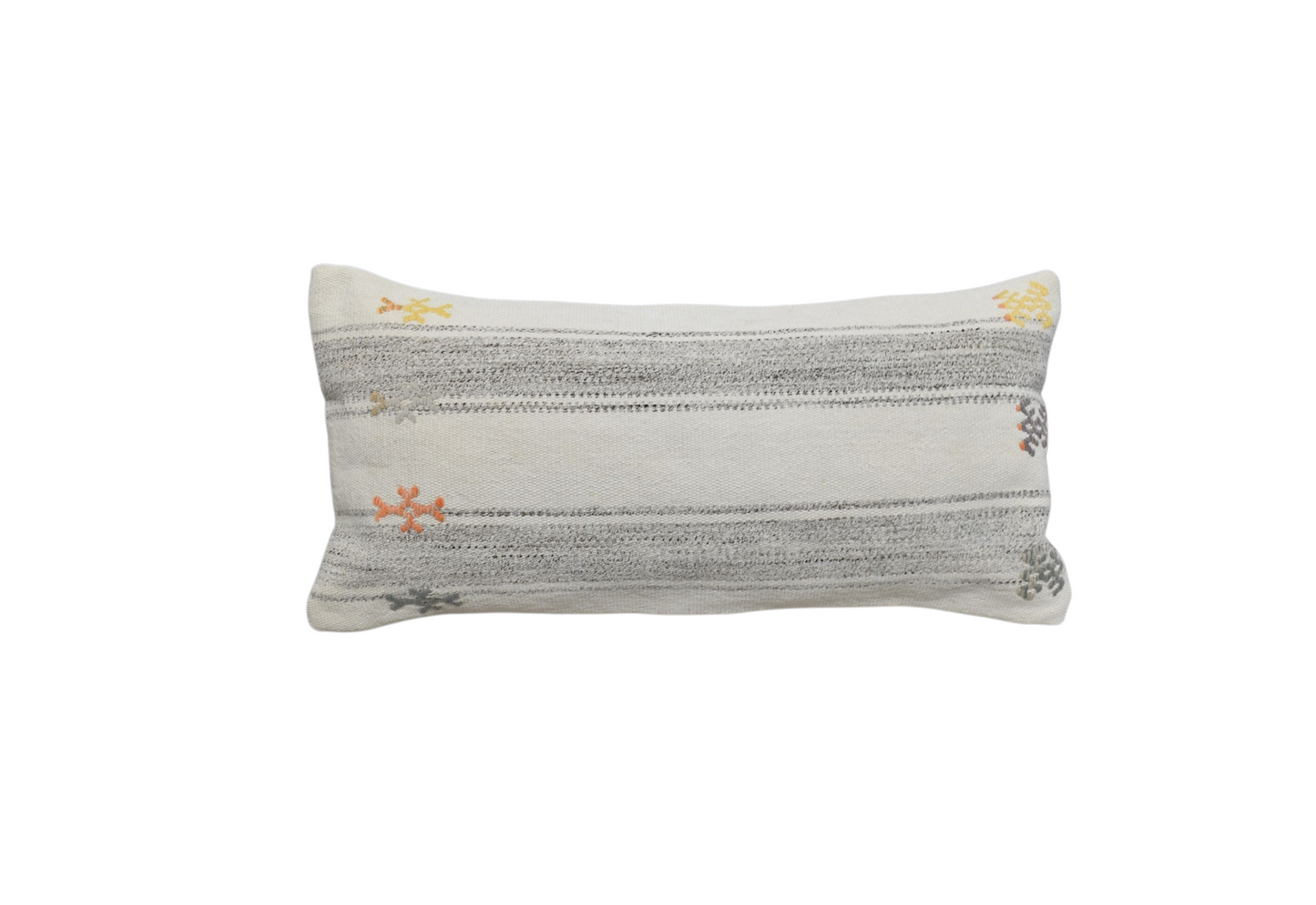 Yeni El Dokuma Dekoratif Lumbar Kilim Kırlent Yastık Kılıfı 6625