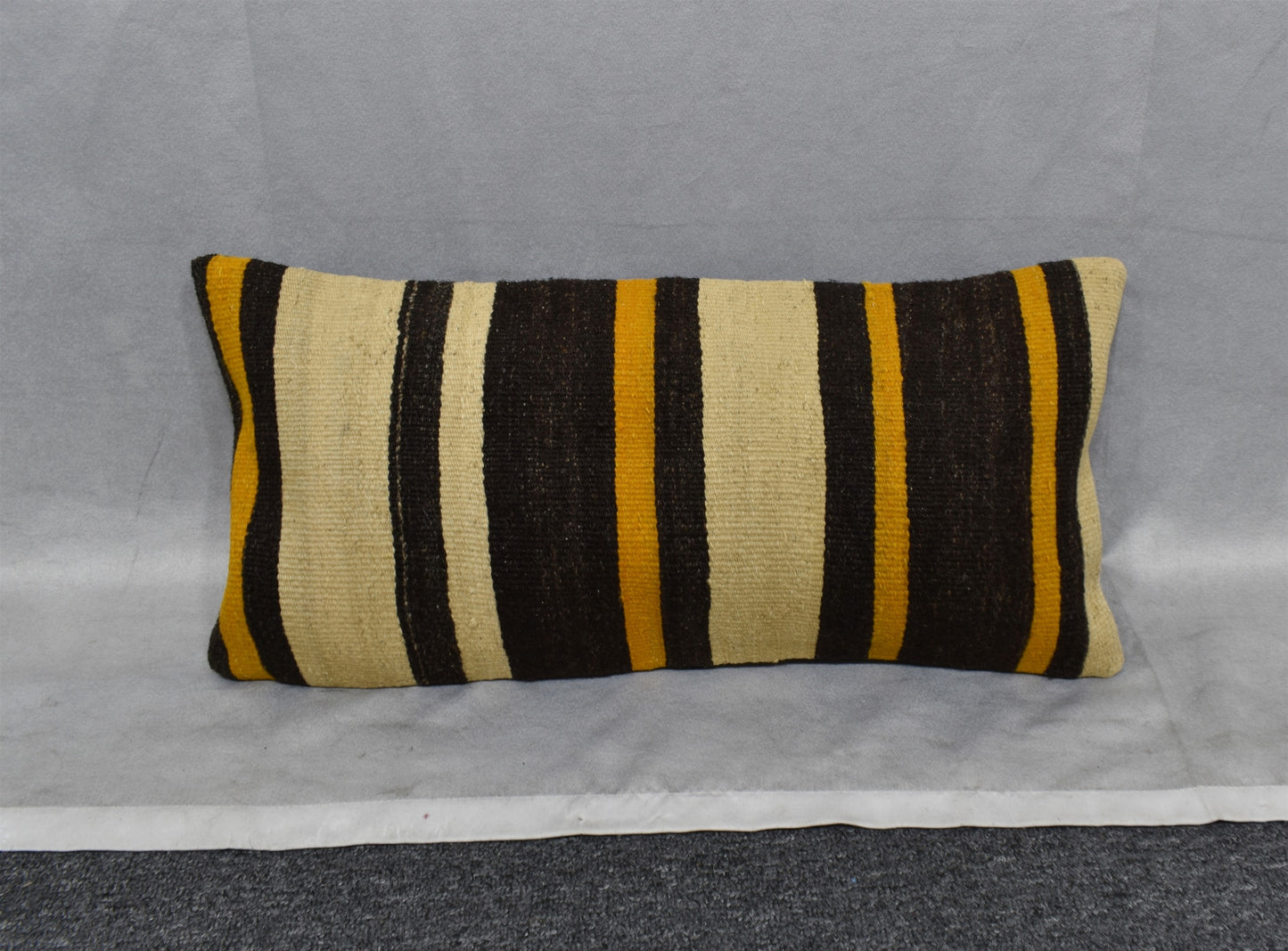 Yeni El Dokuma Dekoratif Lumbar Kilim Kırlent Yastık Kılıfı 6627