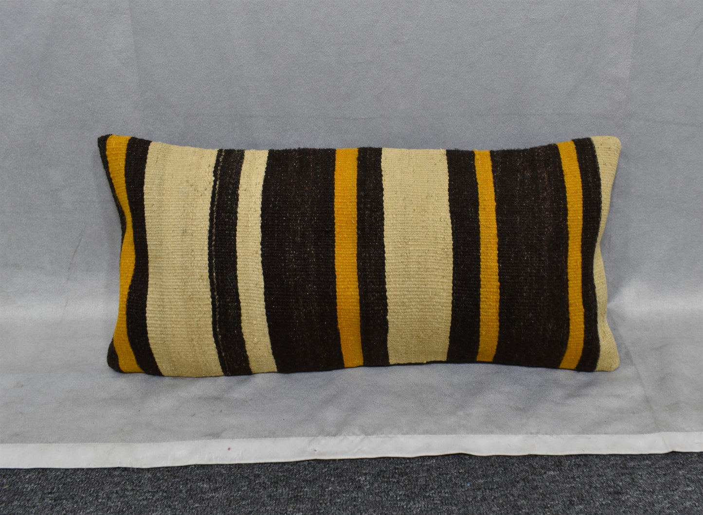 Yeni El Dokuma Dekoratif Lumbar Kilim Kırlent Yastık Kılıfı 6627