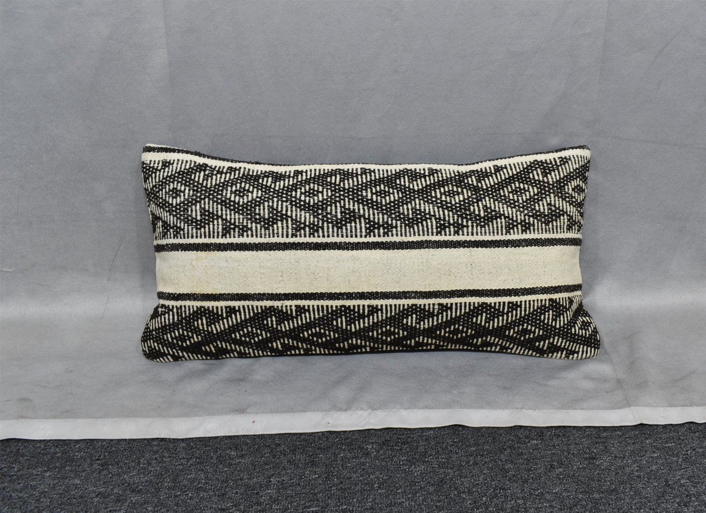 Yeni El Dokuma Dekoratif Lumbar Kilim Kırlent Yastık Kılıfı 6630