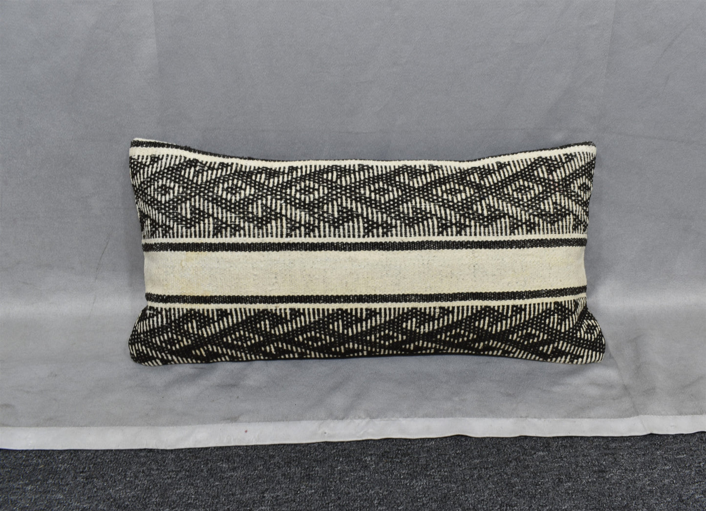 Yeni El Dokuma Dekoratif Lumbar Kilim Kırlent Yastık Kılıfı 6630