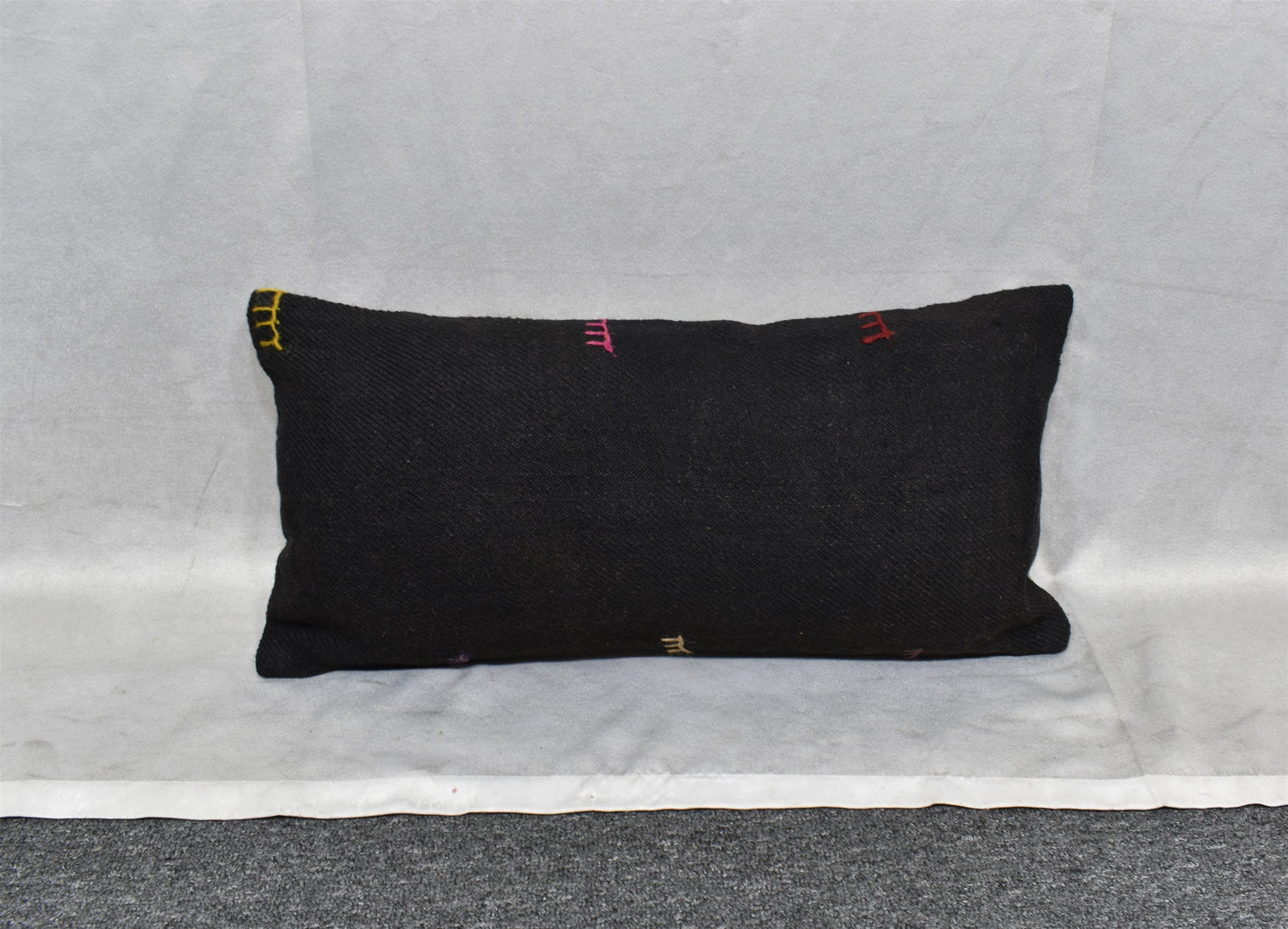 Yeni El Dokuma Dekoratif Lumbar Kilim Kırlent Yastık Kılıfı 6632