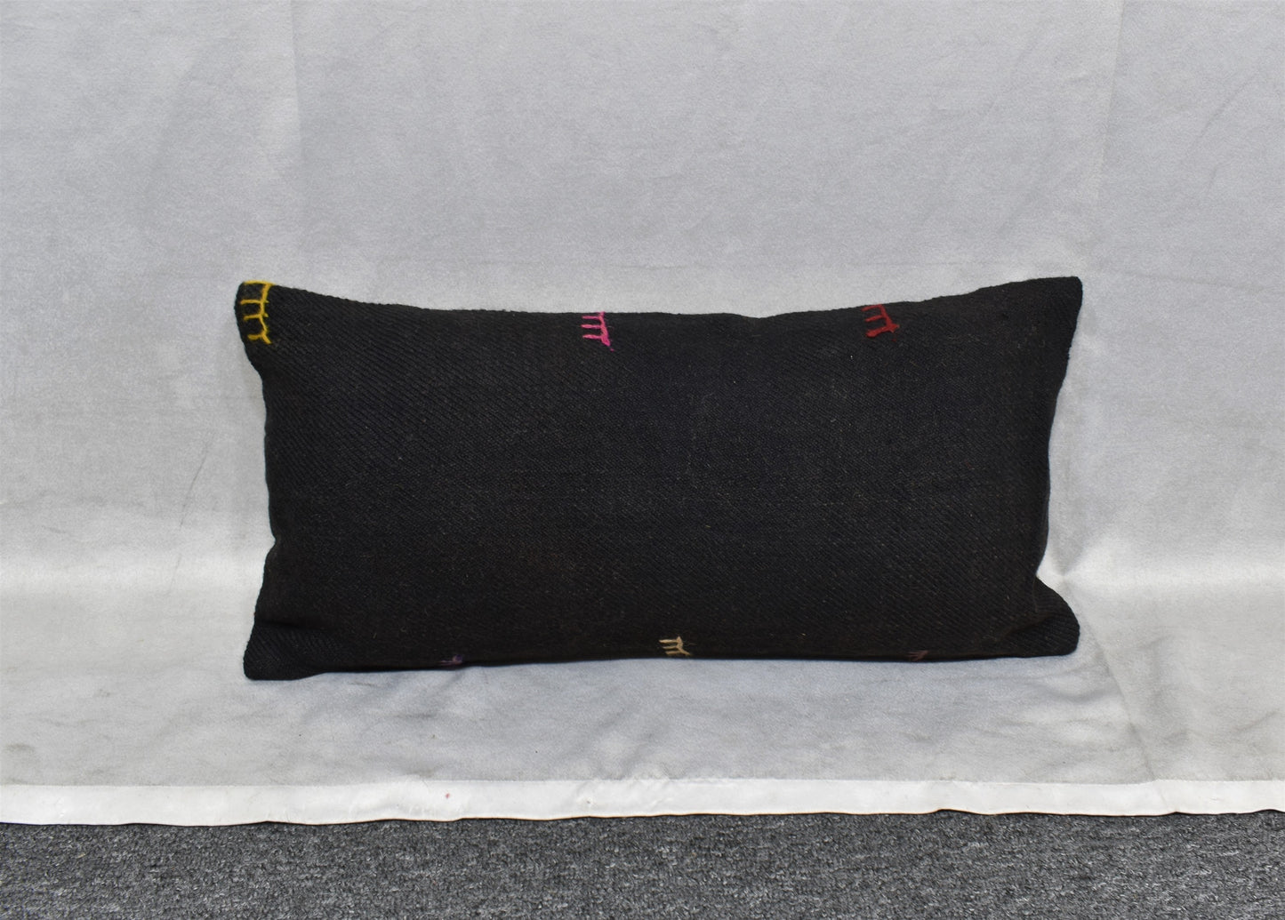 Yeni El Dokuma Dekoratif Lumbar Kilim Kırlent Yastık Kılıfı 6632