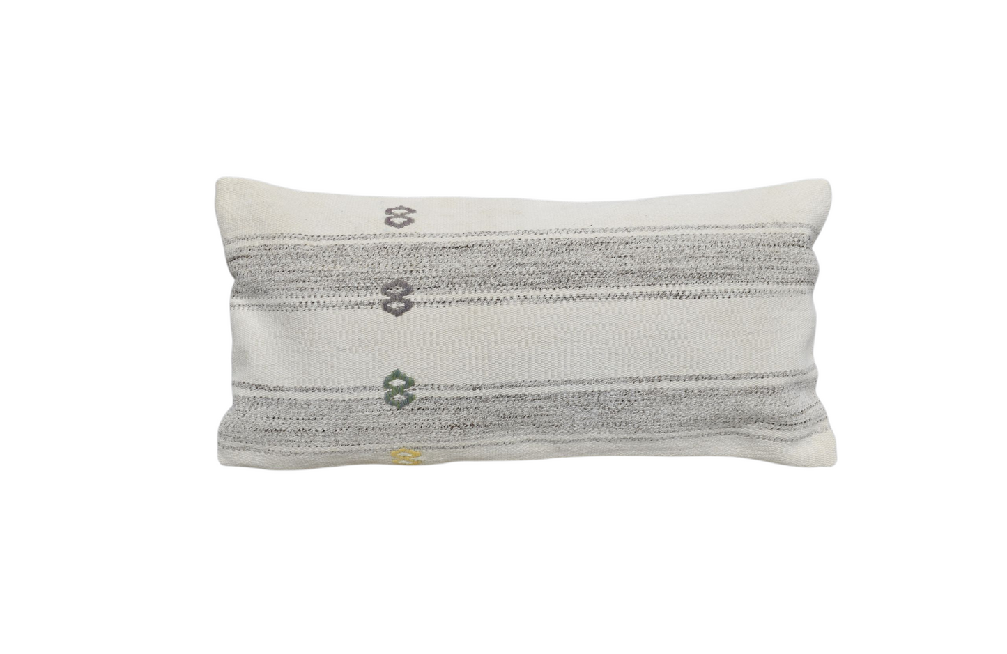 Yeni El Dokuma Dekoratif Lumbar Kilim Kırlent Yastık Kılıfı 6636
