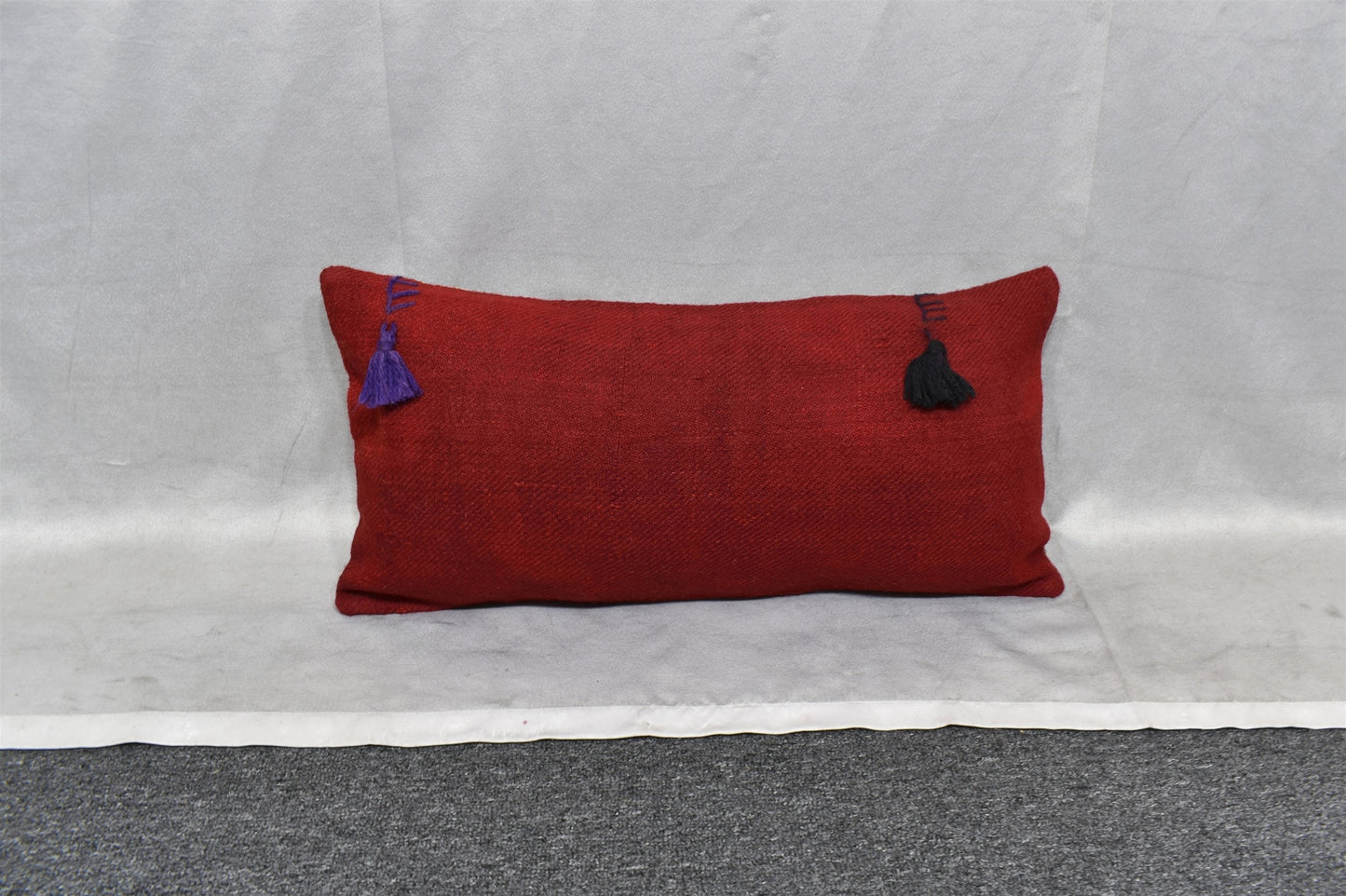 Yeni El Dokuma Dekoratif Lumbar Kilim Kırlent Yastık Kılıfı 6638