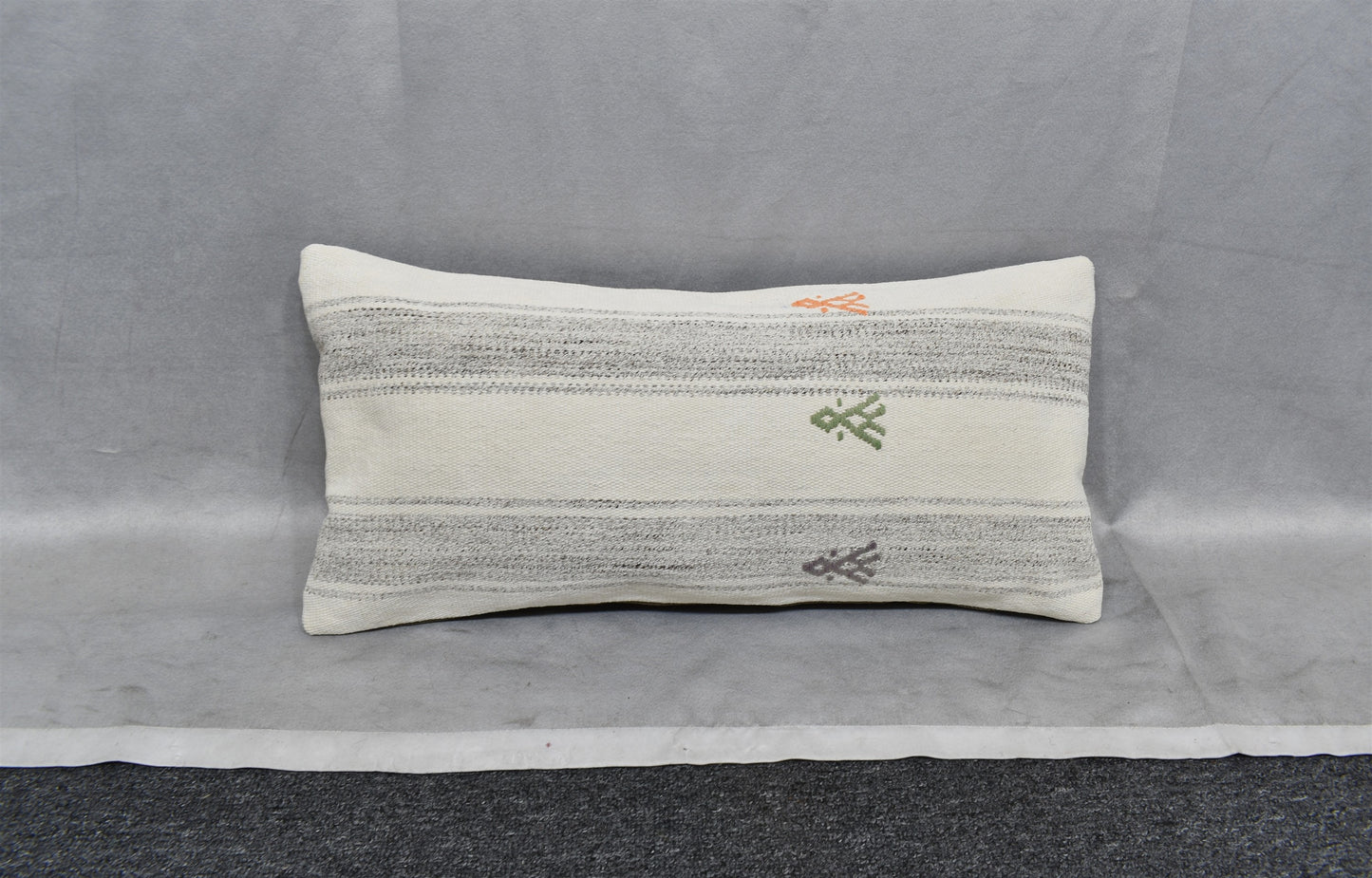 Yeni El Dokuma Dekoratif Lumbar Kilim Kırlent Yastık Kılıfı 6650