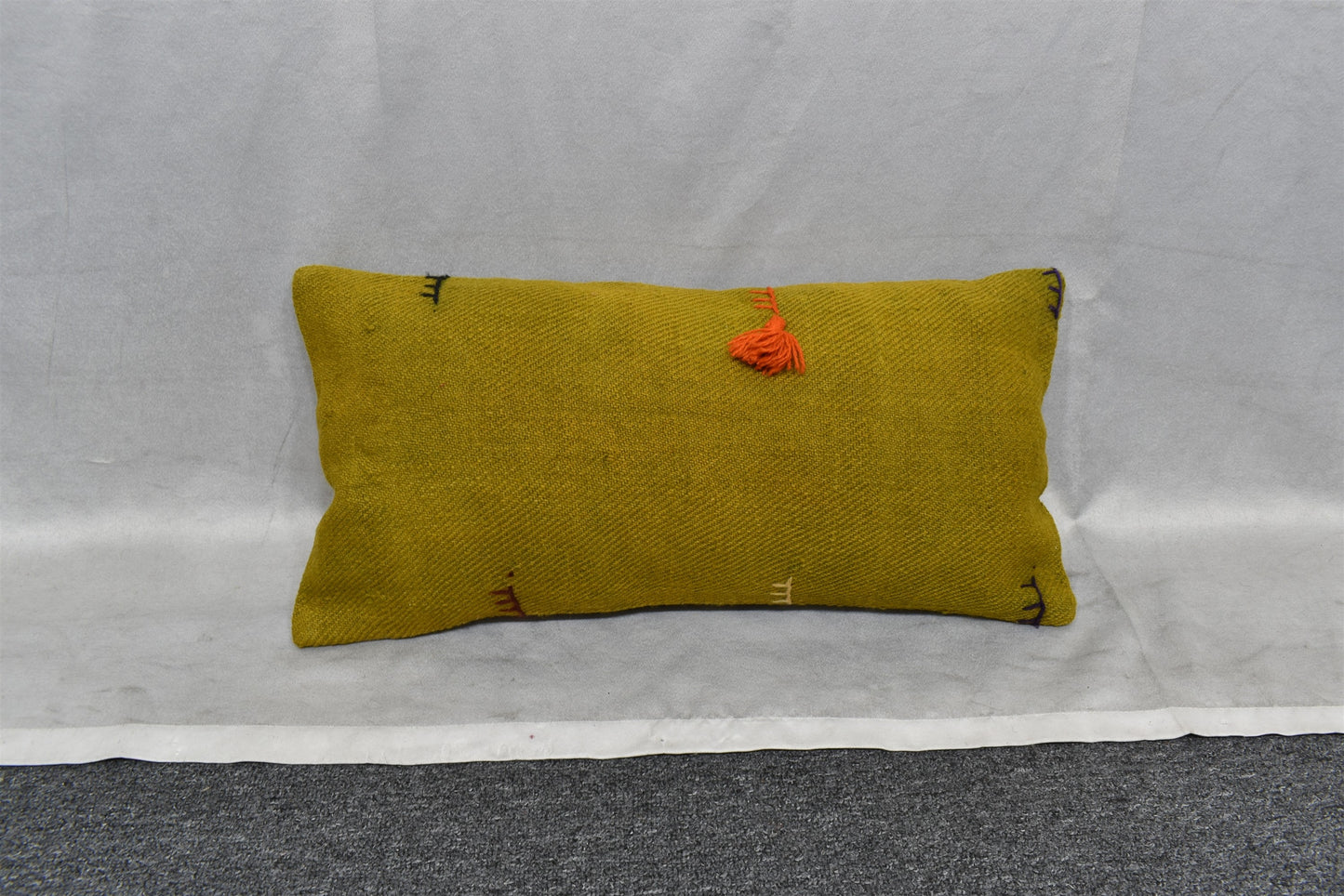 Yeni El Dokuma Dekoratif Lumbar Kilim Kırlent Yastık Kılıfı 6655