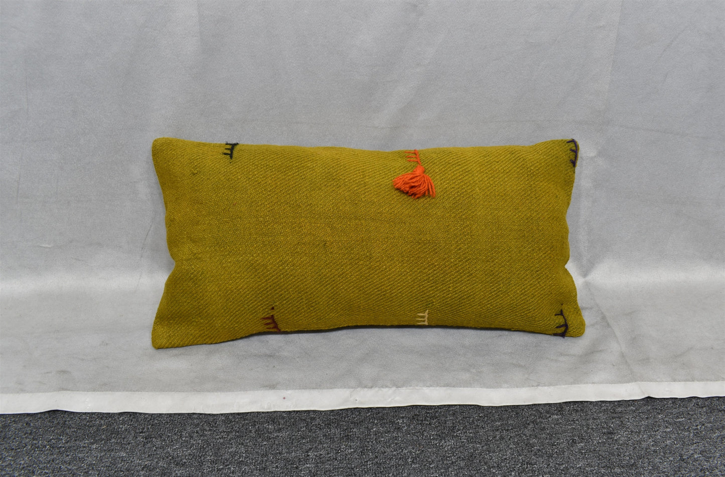 Yeni El Dokuma Dekoratif Lumbar Kilim Kırlent Yastık Kılıfı 6655