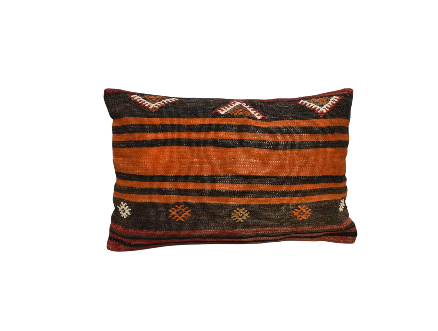 Yeni El Dokuma Dekoratif Kilim Kırlent Yastık Kılıfı 6667
