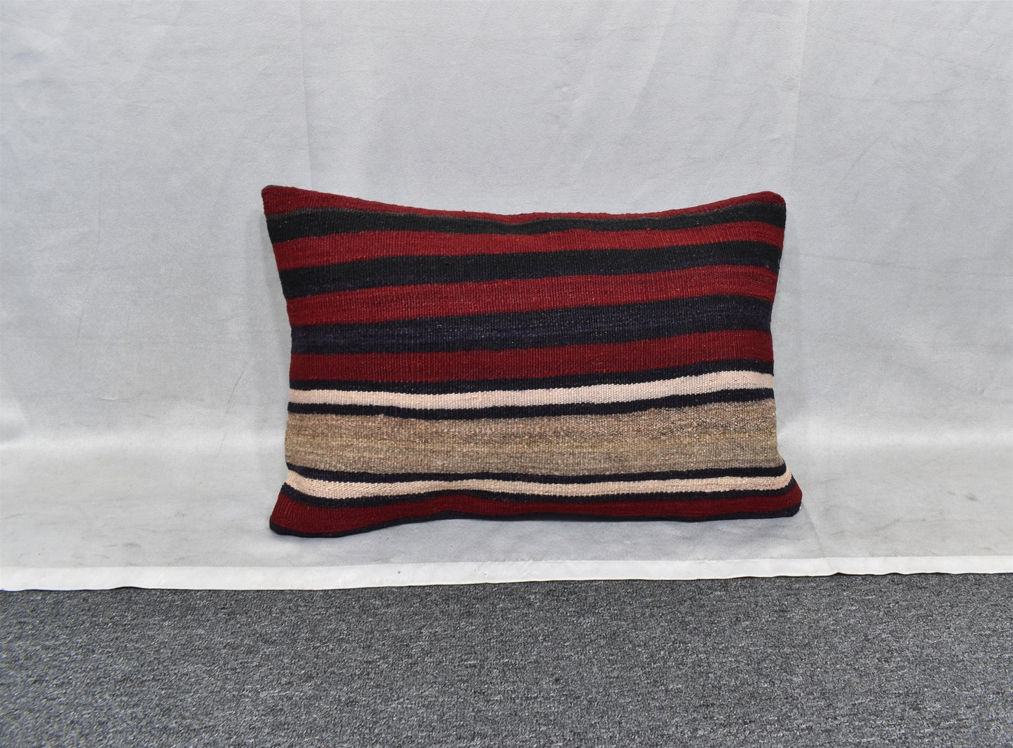 Yeni El Dokuma Dekoratif Kilim Kırlent Yastık Kılıfı 6672
