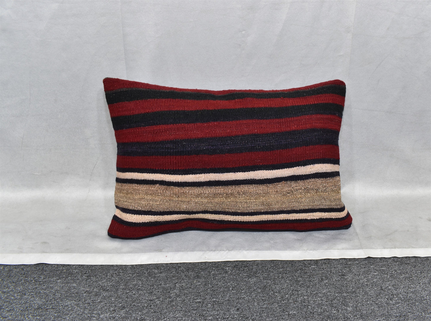 Yeni El Dokuma Dekoratif Kilim Kırlent Yastık Kılıfı 6672