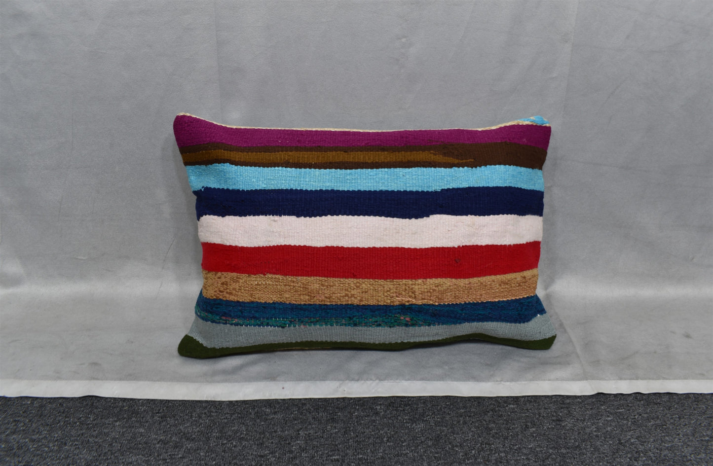 Yeni El Dokuma Dekoratif Kilim Kırlent Yastık Kılıfı 6676