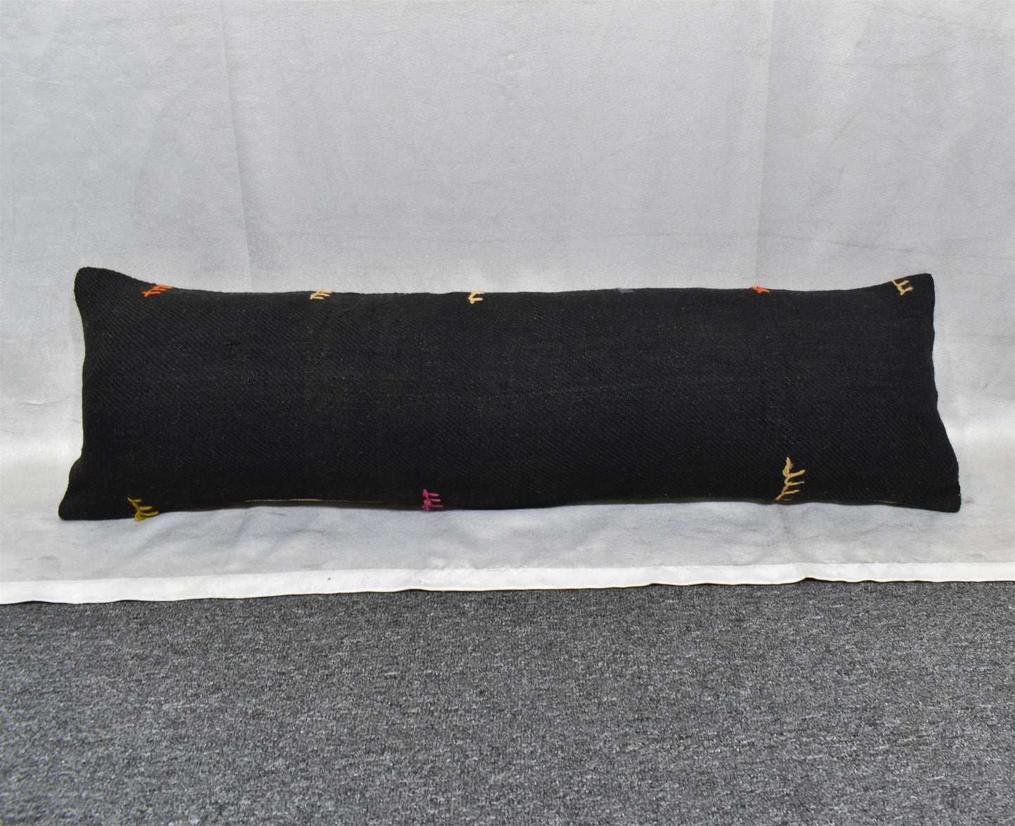 Yeni El Dokuma Dekoratif Lumbar Kilim Kırlent Yastık Kılıfı 6686