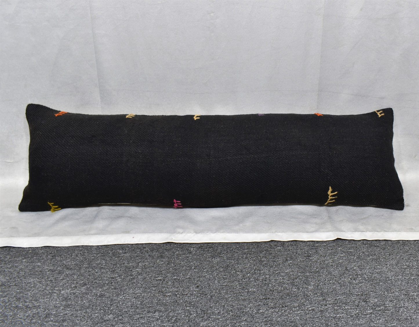 Yeni El Dokuma Dekoratif Lumbar Kilim Kırlent Yastık Kılıfı 6686