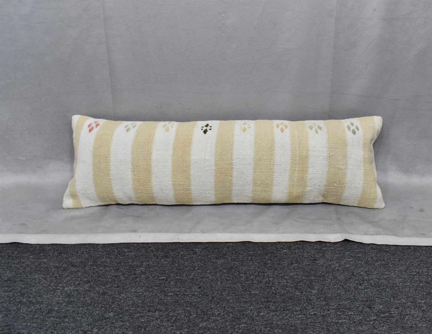 Yeni El Dokuma Dekoratif Lumbar Kilim Kırlent Yastık Kılıfı 6687