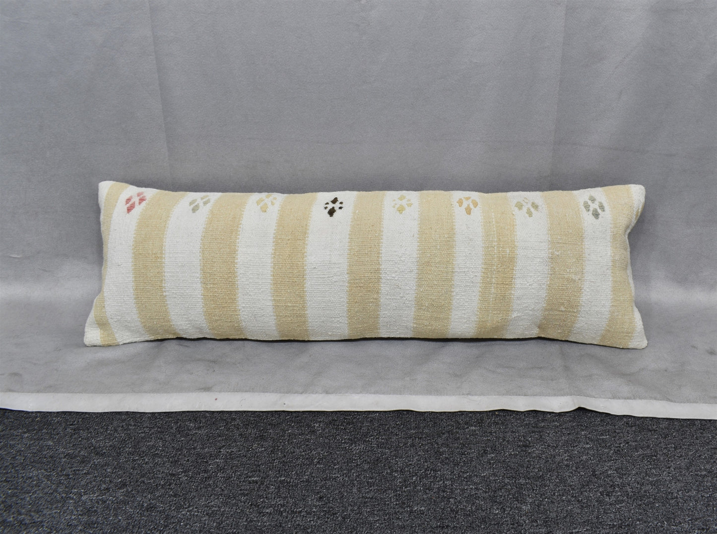 Yeni El Dokuma Dekoratif Lumbar Kilim Kırlent Yastık Kılıfı 6687