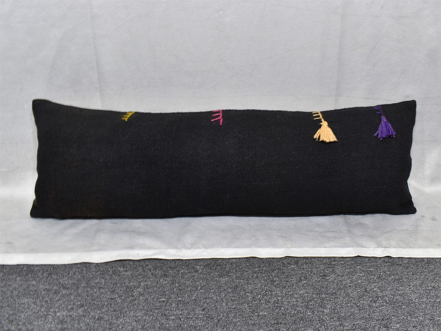 Yeni El Dokuma Dekoratif Lumbar Kilim Kırlent Yastık Kılıfı 6694