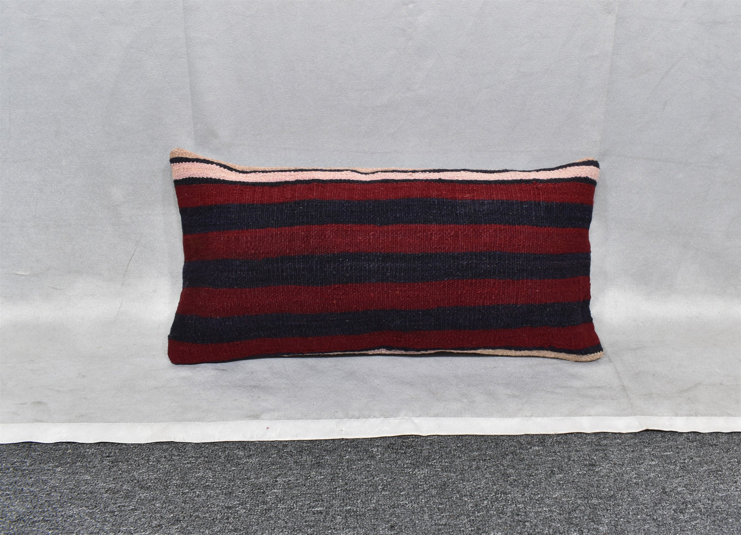 Yeni El Dokuma Dekoratif Lumbar Kilim Kırlent Yastık Kılıfı 6695