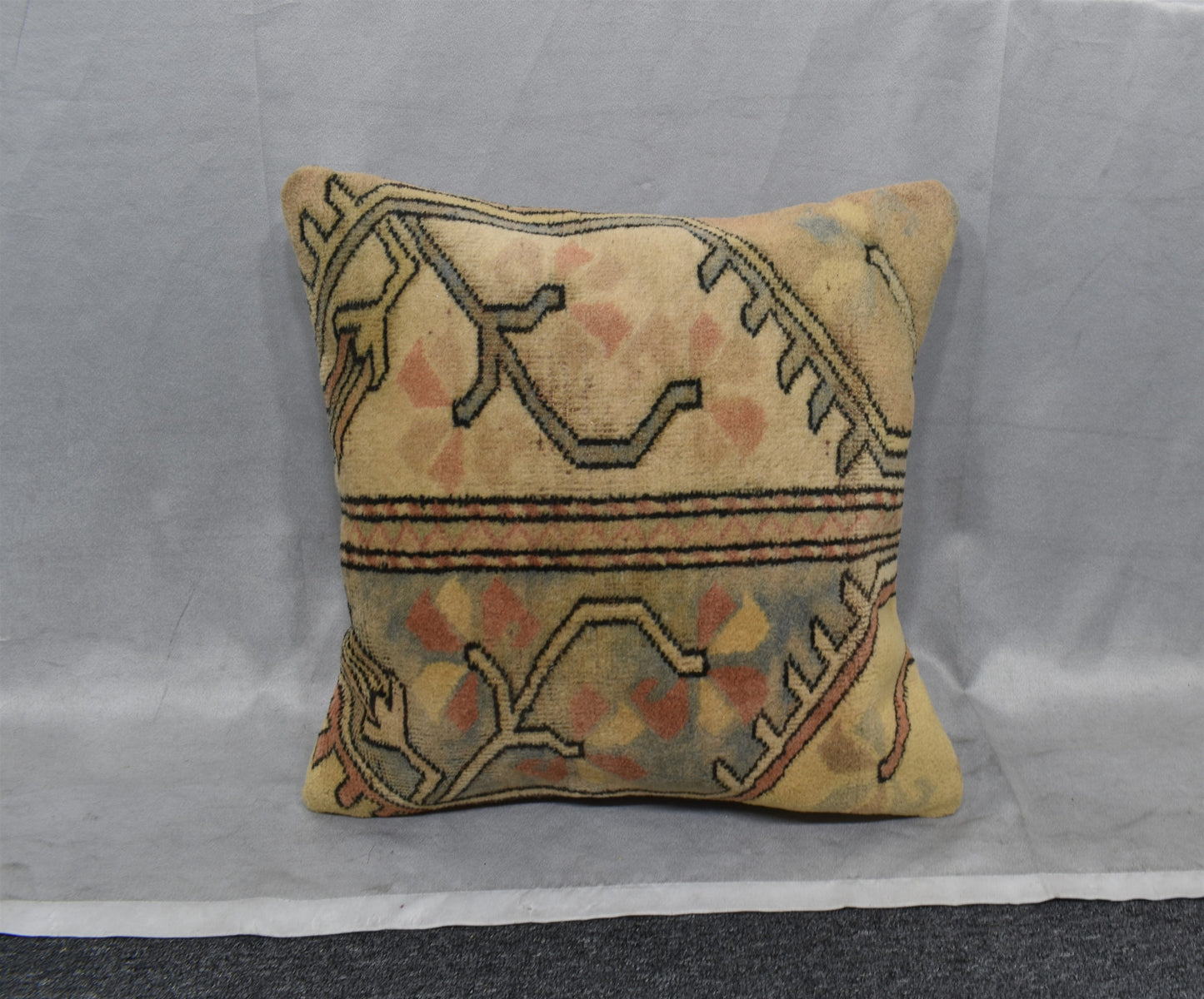 Vintage El Dokuma Dekoratif Kilim Kırlent Yastık Kılıfı 6702