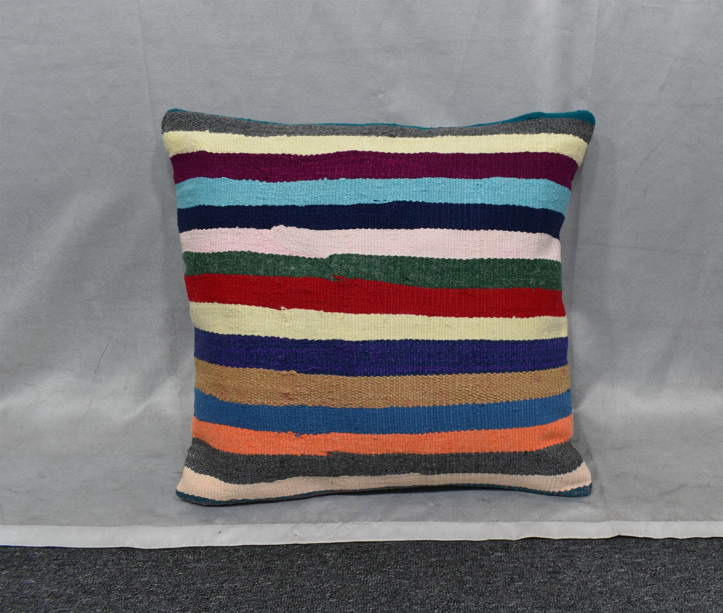 Yeni El Dokuma Dekoratif Kilim Kırlent Yastık Kılıfı 6703
