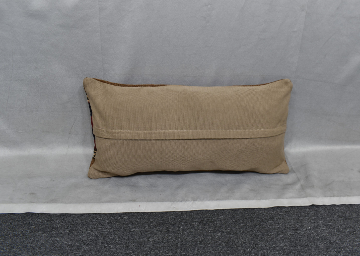 Vintage El Dokuma Dekoratif Lumbar Halı Kırlent Yastık Kılıfı 6902