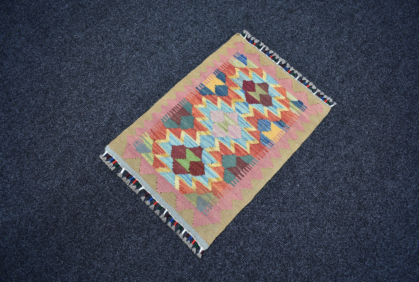Yeni El Dokuma Ender Cerit Yörükleri Meşhed İran Yün Kilim 7229