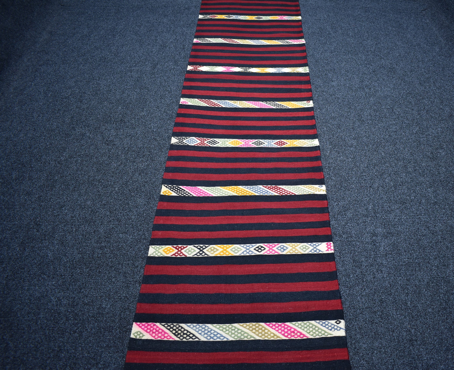 El Dokuması Başyapıt Malatya Yolluk Yün Kilim 7237