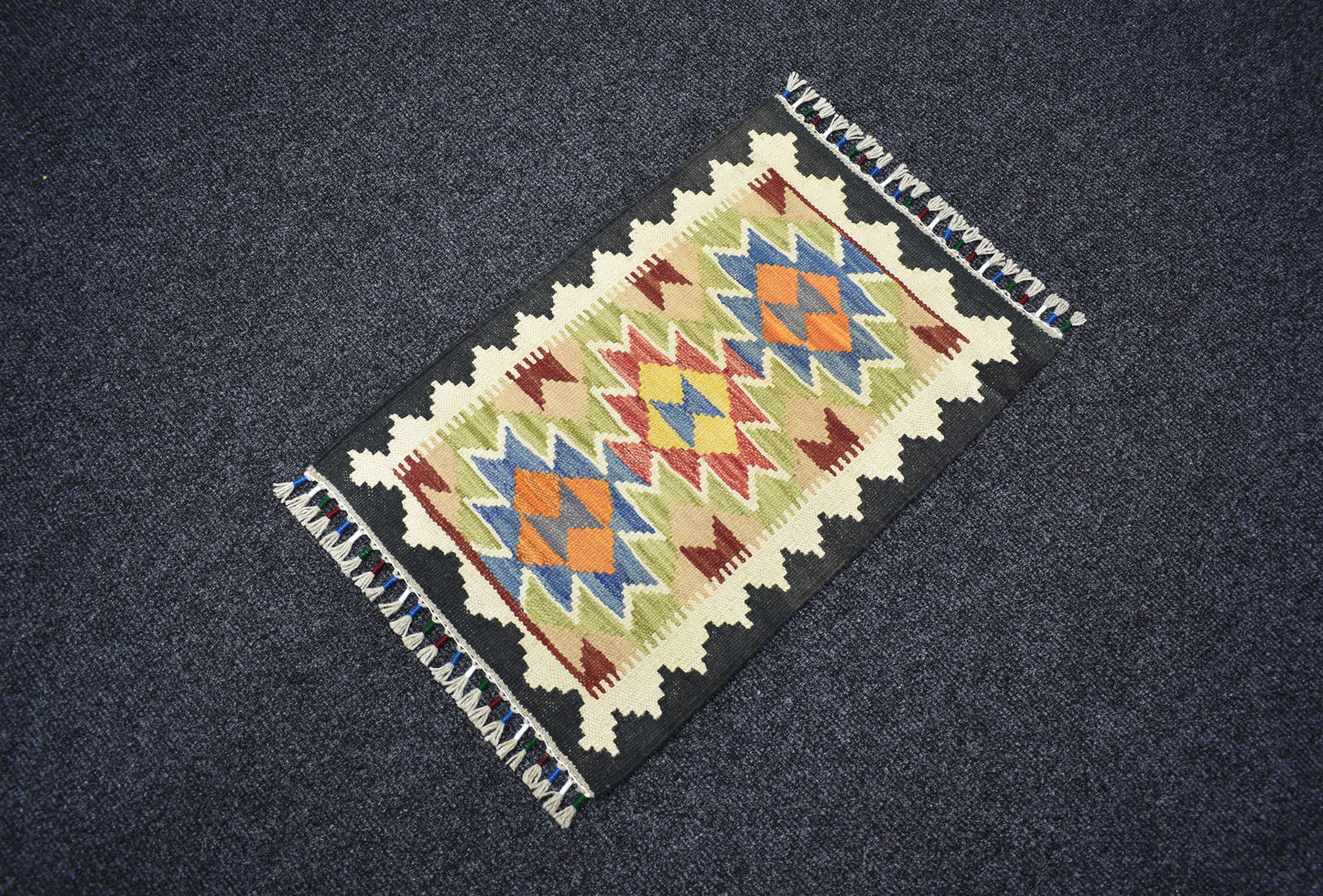 Yeni El Dokuma Seçkin Meşhed Cerit Yörükleri İran Yün Kilim 7247