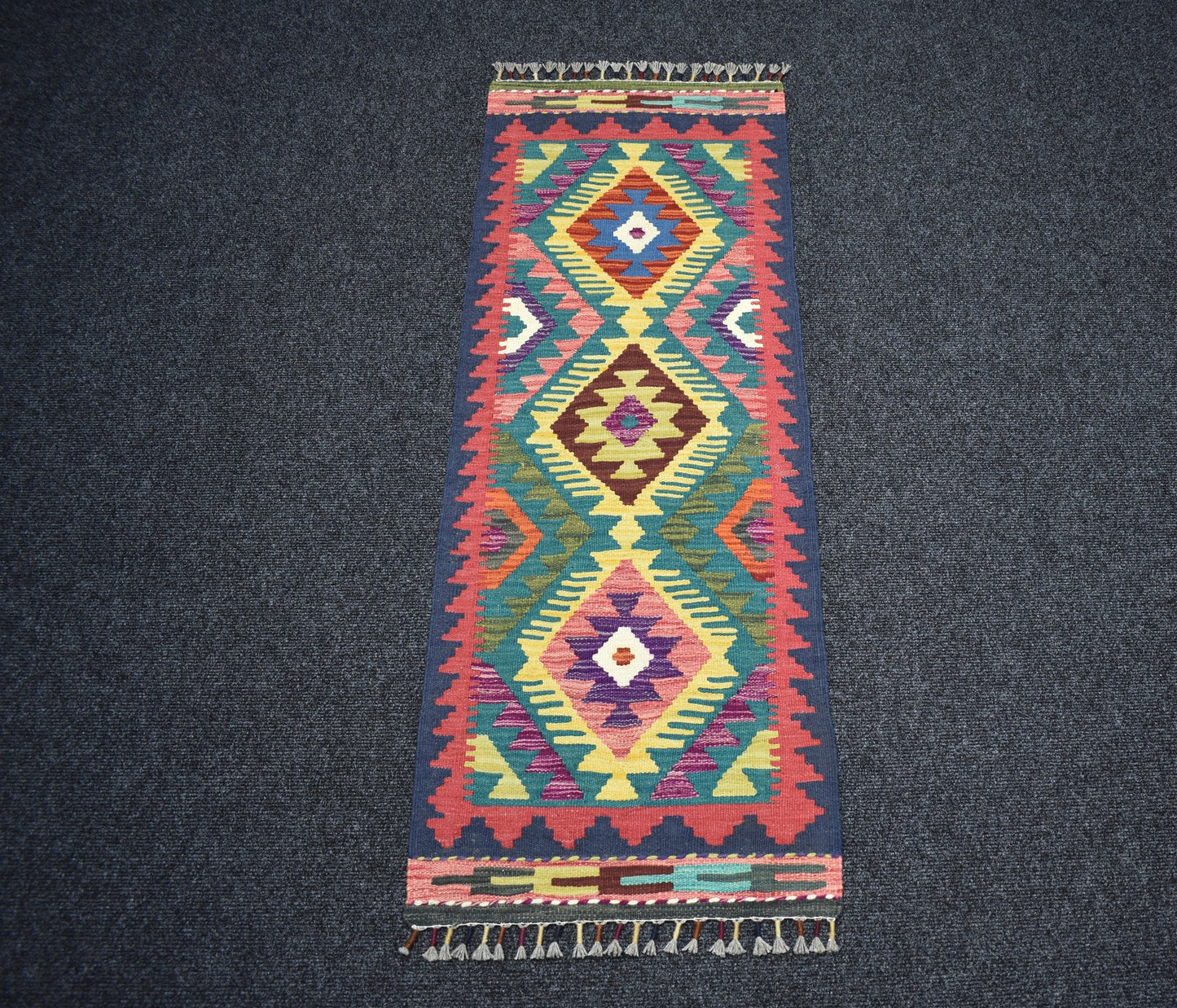 Yeni El Dokuma Seçkin Cerit Yörükleri Meşhed İran Yün Kilim 7271