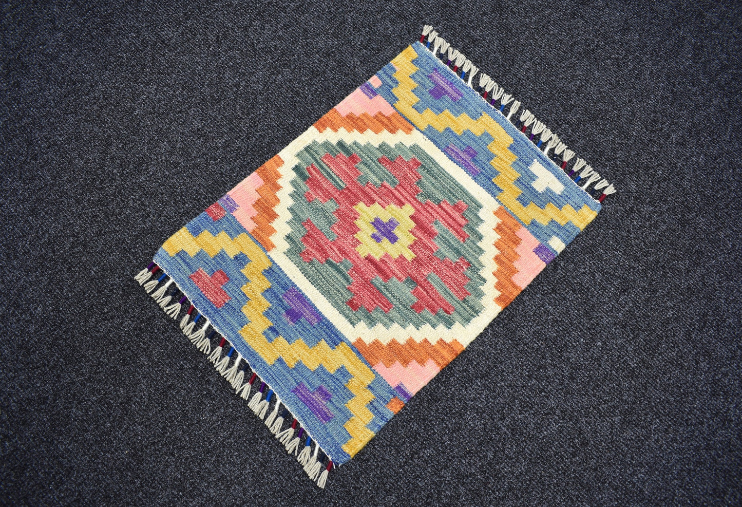 Yeni El Dokuma Harikulade Cerit Yörükleri Meşhed İran Yün Kilim 7296
