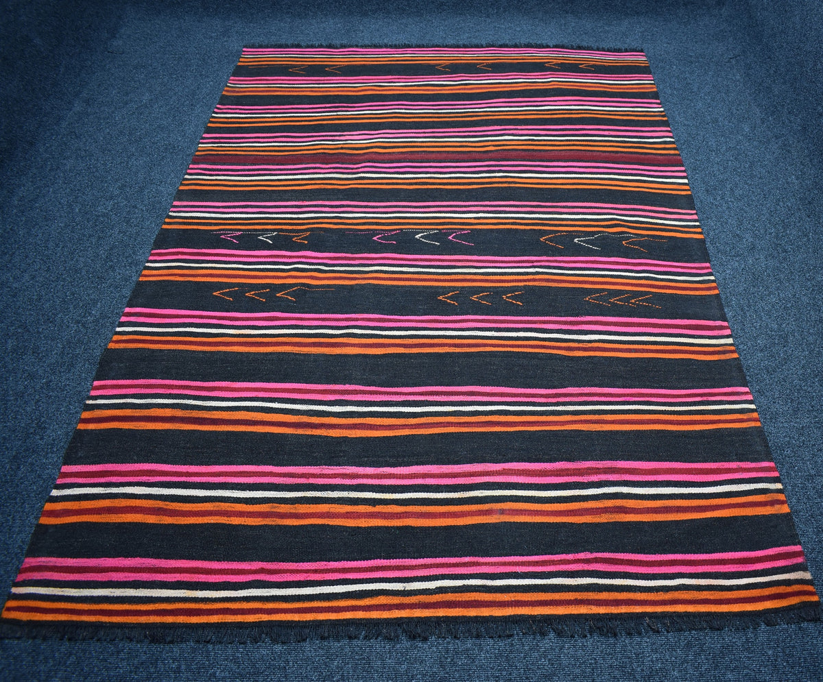 El Dokuması 5m2 Doğal Karapınar Yörük Yün Kilim 7535