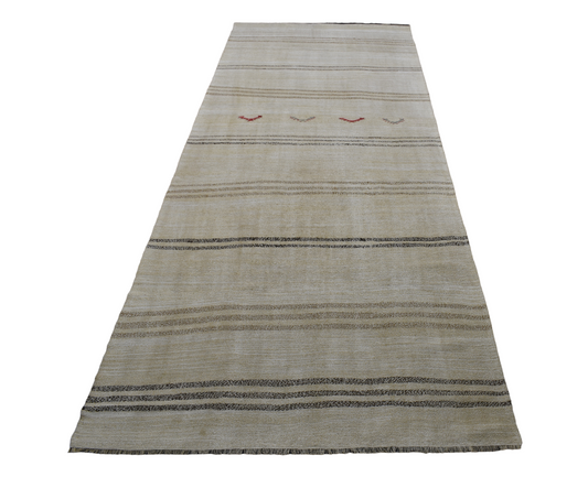 El Dokuması Otantik Kendirli Gökçeağaç Kilim 4493