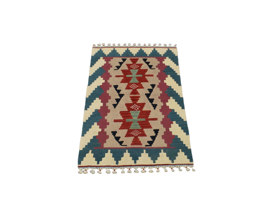 Yeni El Dokuma Şaheser Lüks Pınarbaşı Kayseri Yün Kilim 4733