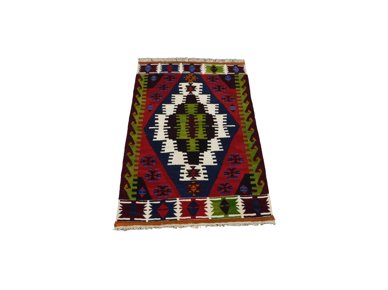 Yeni El Dokuma Şaheser Niğde Çukurkuyu Yün Kilim 4930