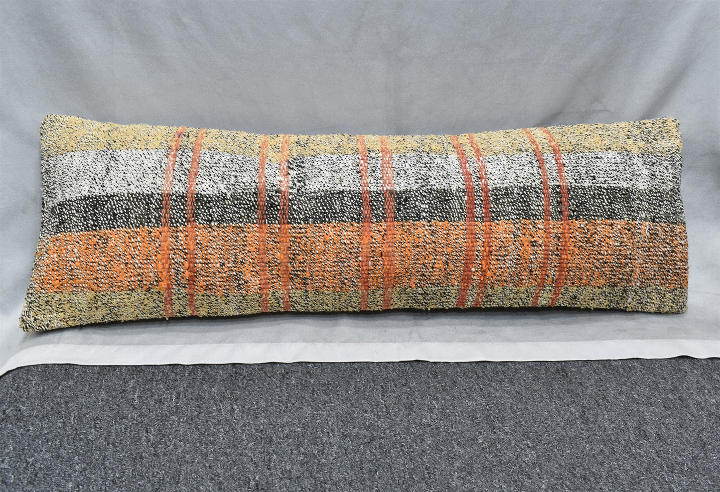 Yeni El Dokuma Dekoratif Lumbar Kilim Kırlent Yastık Kılıfı 5151