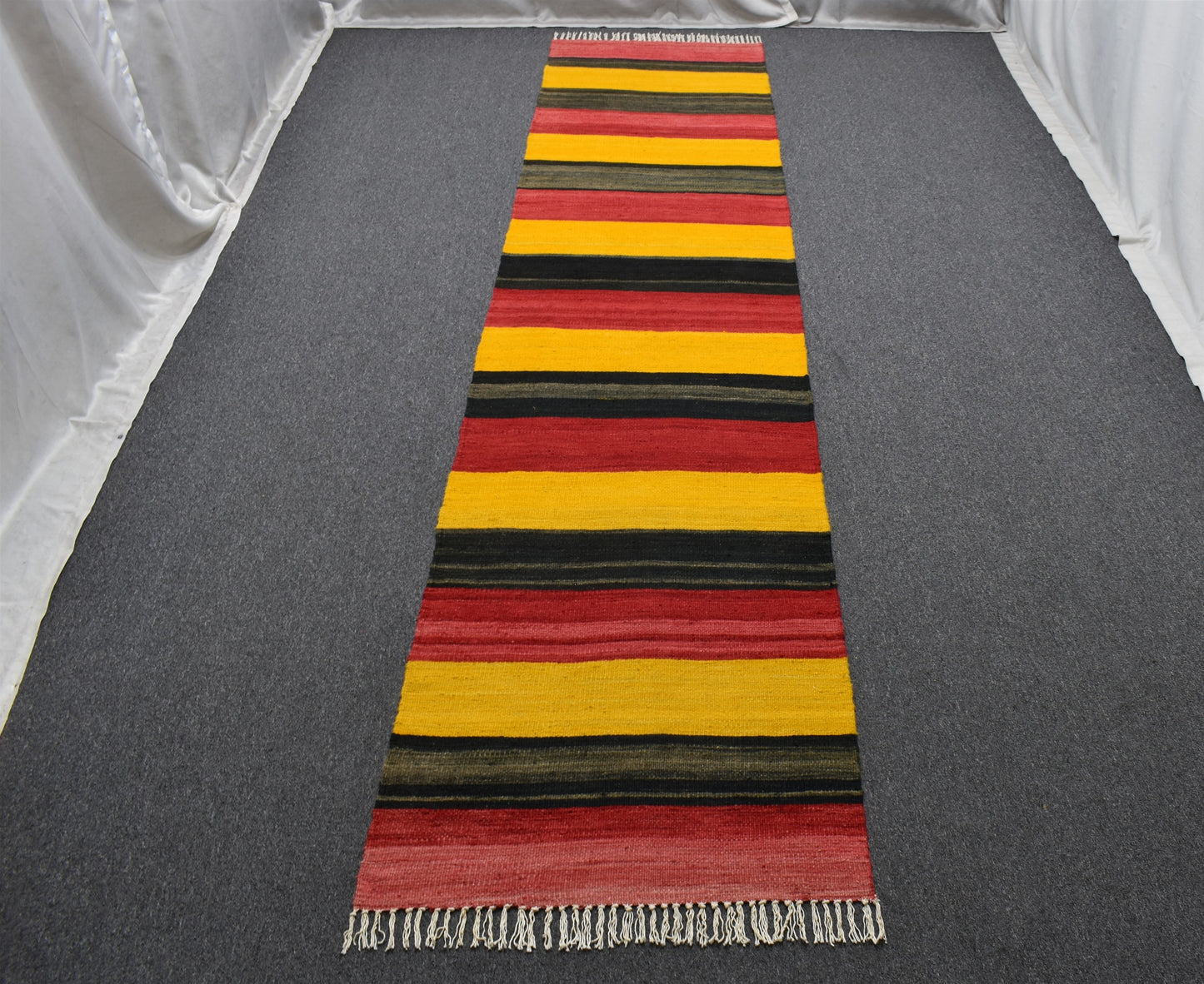 Yeni El Dokuma Nadir Şaheser Renkli Hafik Sivas Yolluk Yün Kilim 5899