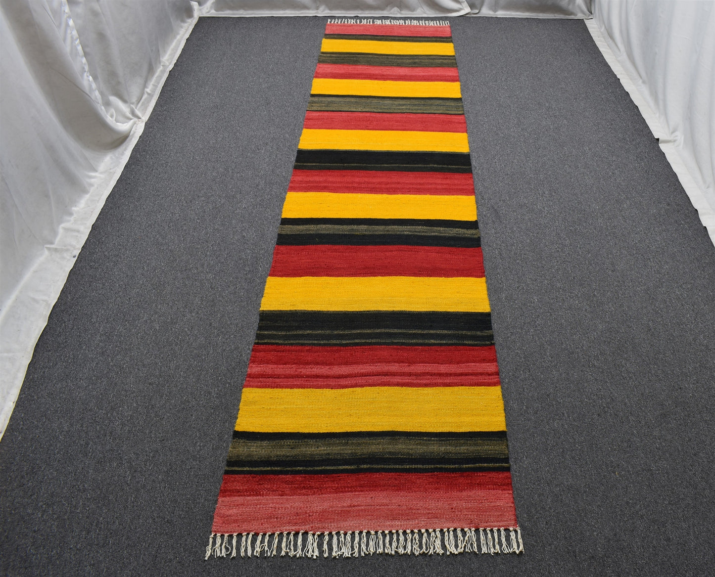 Yeni El Dokuma Nadir Şaheser Renkli Hafik Sivas Yolluk Yün Kilim 5899