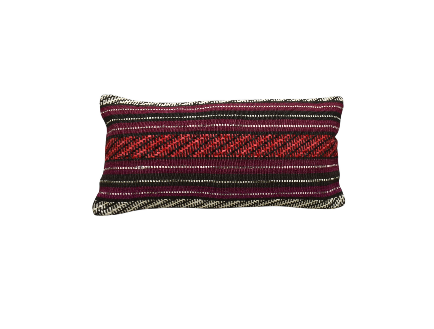 Yeni El Dokuma Dekoratif Lumbar Kilim Kırlent Yastık Kılıfı 5922