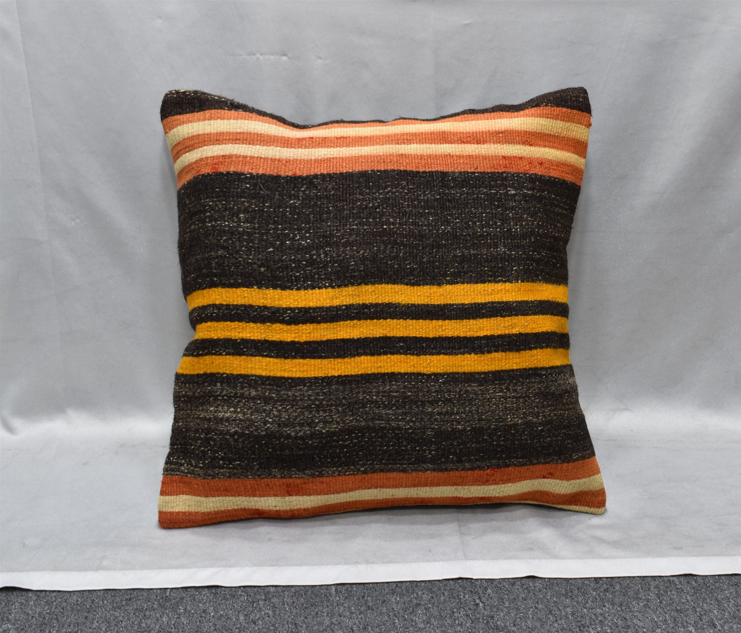 Yeni El Dokuma Dekoratif Kilim Kırlent Yastık Kılıfı 5924