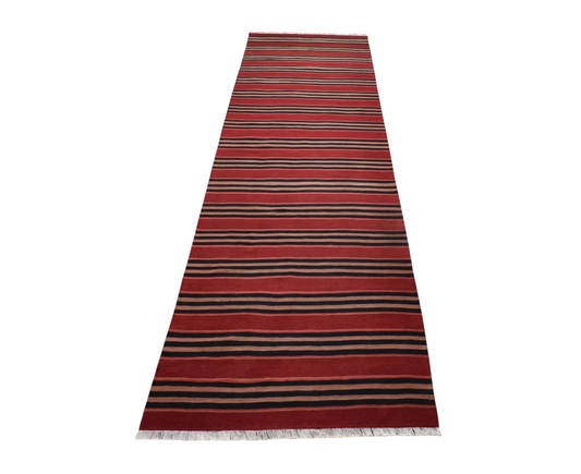 El Dokuma Başyapıt Yekpare Malatya Yolluk Yün Kilim 5935