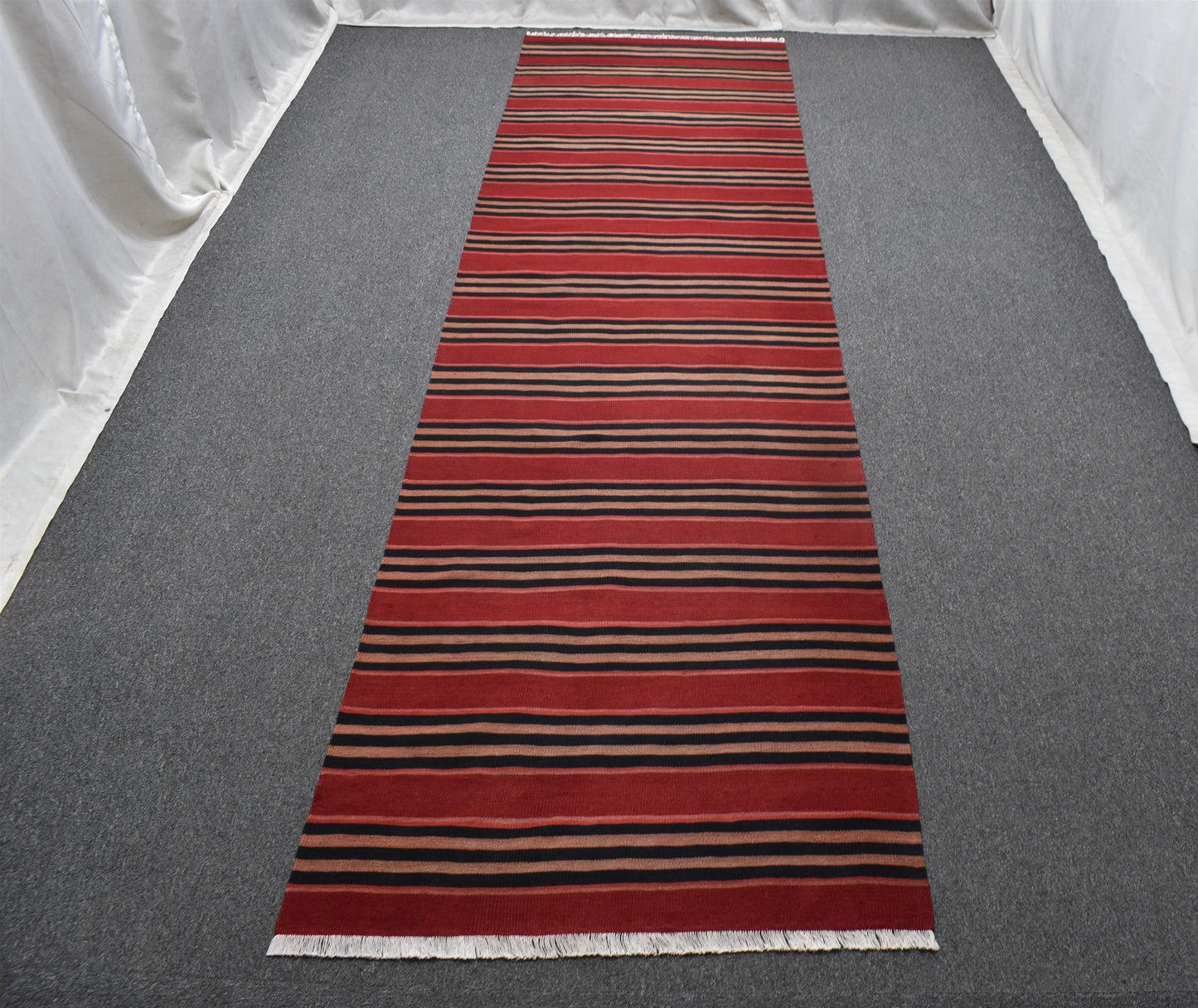 El Dokuma Başyapıt Yekpare Malatya Yolluk Yün Kilim 5935