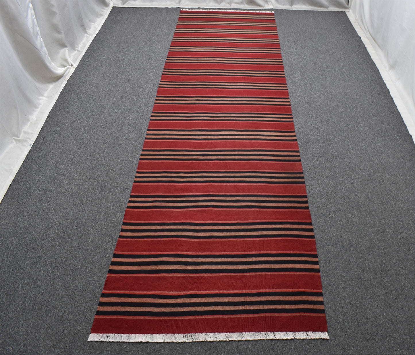El Dokuma Başyapıt Yekpare Malatya Yolluk Yün Kilim 5935