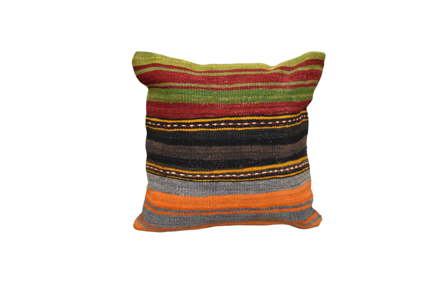 Yeni El Dokuma Dekoratif Kilim Kırlent Yastık Kılıfı 6002
