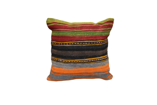 Yeni El Dokuma Dekoratif Kilim Kırlent Yastık Kılıfı 6002