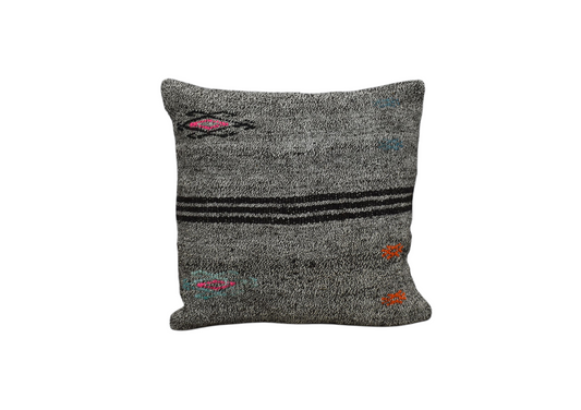 Yeni El Dokuma Dekoratif Kilim Kırlent Yastık Kılıfı 6003
